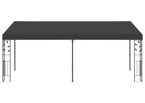 Pavilion de perete, antracit, 6 x 3 x 2,5 m - 3/5