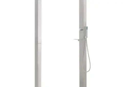 Duș de grădină, oțel inoxidabil, jeturi duble - 3/5