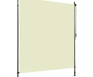 vidaXL Jaluzea tip rulou de exterior, crem, 200 x 270 cm