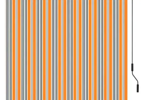 Jaluzea tip rulou de exterior, galben și albastru, 170 x 250 cm - 2/5