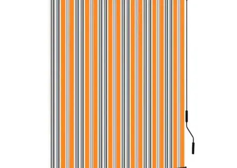 Jaluzea tip rulou de exterior, galben și albastru, 140 x 250 cm - 1/5