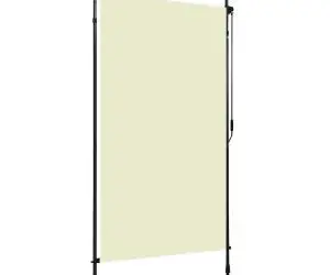 vidaXL Jaluzea tip rulou de exterior, crem, 120 x 270 cm