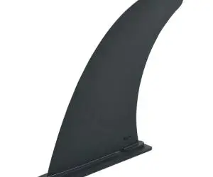 vidaXL Aripioară centru placă de SUP, negru, 18,3 x 21,2 cm, plastic