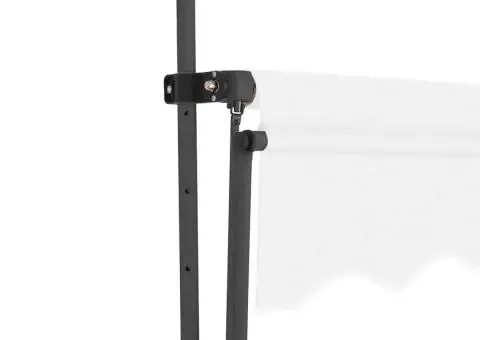 Copertină retractabilă manual cu LED, crem, 250 cm - 4/5