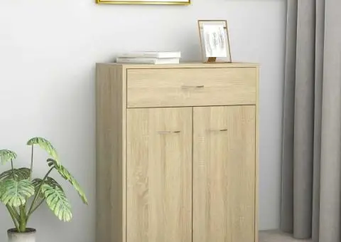 Dulap, stejar Sonoma, 60 x 30 x 75 cm, lemn prelucrat - 1/5