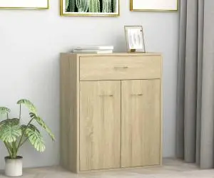 vidaXL Dulap, stejar Sonoma, 60 x 30 x 75 cm, lemn prelucrat