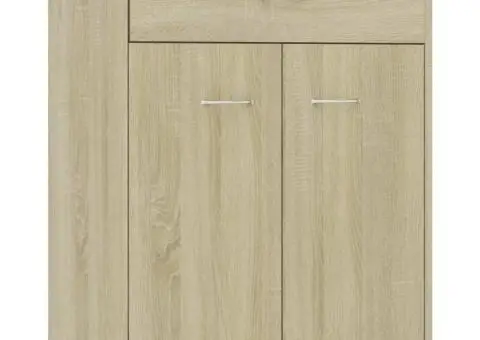 Dulap, stejar Sonoma, 60 x 30 x 75 cm, lemn prelucrat - 2/5