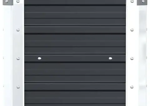 Strat înălțat de grădină antracit 320x40x45 cm oțel galvanizat - 5/5