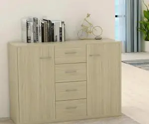 vidaXL Dulap, stejar Sonoma, 88 x 30 x 65 cm, lemn prelucrat