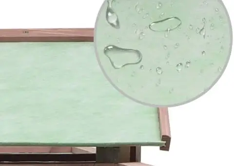 Cușcă iepuri, cafeniu, 310x70x87 cm, lemn masiv de pin & brad - 5/5