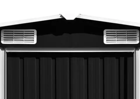 Șopron de grădină, antracit, 257x779x181 cm, oțel galvanizat - 5/5