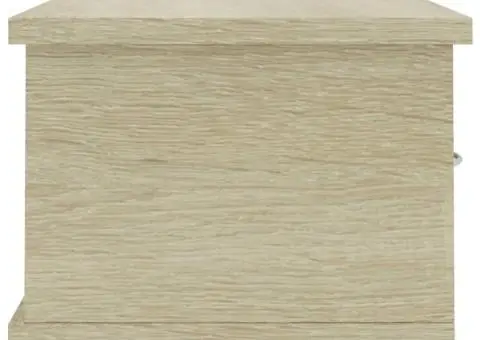 Raft de perete cu sertare, stejar sonoma, 60x26x18,5 cm - 5/5