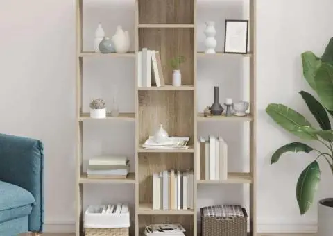 Separator /Bibliotecă stejar sonoma 100x24x140cm lemn prelucrat - 3/5