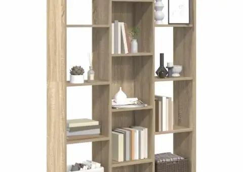 Separator /Bibliotecă stejar sonoma 100x24x140cm lemn prelucrat - 4/5
