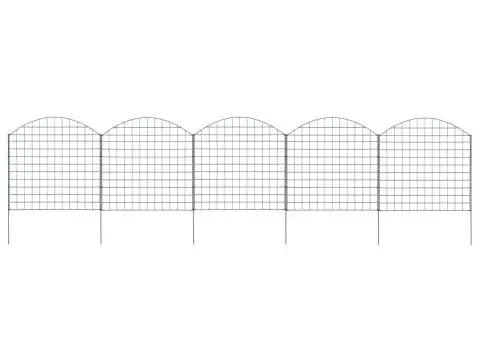 Set gard de grădină arcuit, verde, 77,5 x 78,5 cm - 1/5
