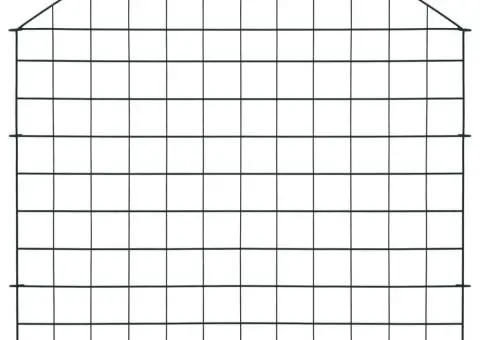 Set gard de grădină arcuit, verde, 77,5 x 78,5 cm - 2/5