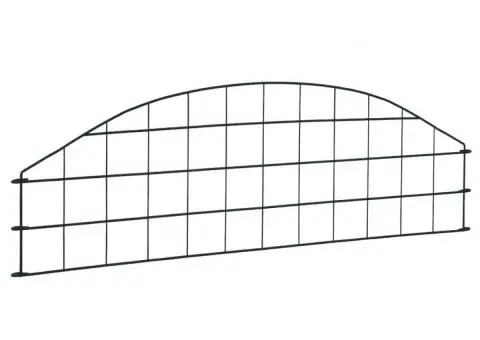 Set gard de grădină arcuit, verde, 77,3 x 26 cm - 3/5