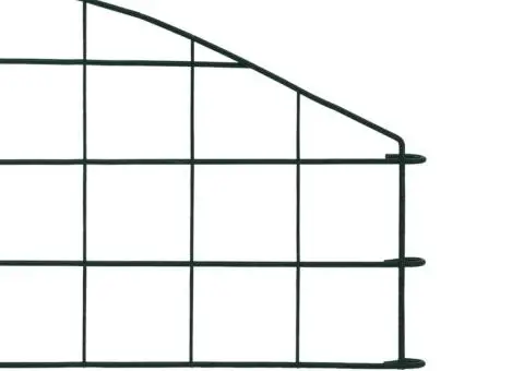 Set gard de grădină arcuit, verde, 77,3 x 26 cm - 4/5