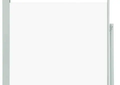 Copertină laterală retractabilă de terasă, crem, 100 x 300 cm - 2/5