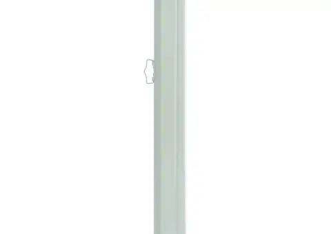 Copertină laterală retractabilă de terasă, crem, 100 x 300 cm - 3/5