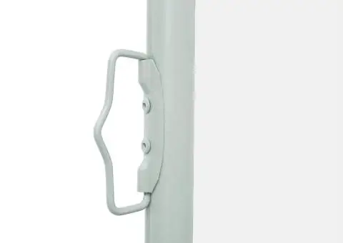 Copertină laterală retractabilă de terasă, crem, 100 x 300 cm - 4/5