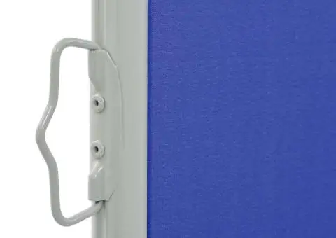 Copertină laterală retractabilă de terasă, albastru, 120x300 cm - 5/5