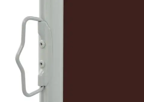 Copertină laterală retractabilă, maro, 140 x 300 cm - 5/5