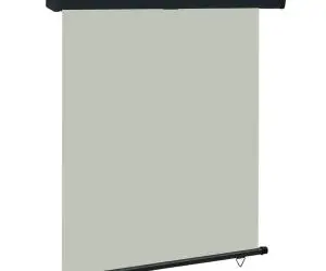 vidaXL Copertină laterală de balcon, gri, 145x250 cm