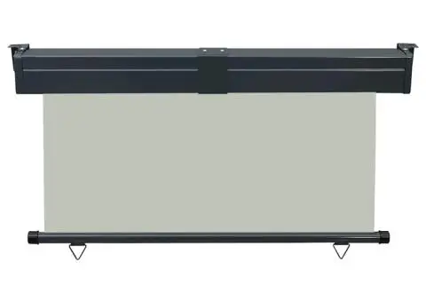 Copertină laterală de balcon, gri, 145x250 cm - 4/5