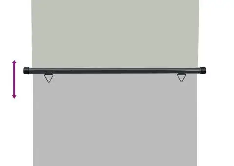 Copertină laterală de balcon, gri, 145x250 cm - 5/5