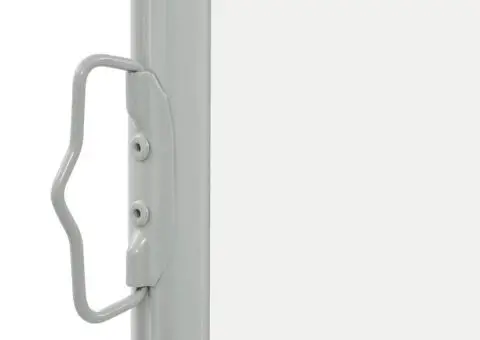 Copertină laterală retractabilă de terasă, crem, 80 x 300 cm - 5/5