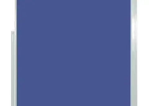 Copertină laterală retractabilă terasă, albastru, 100x500 cm - 2/5