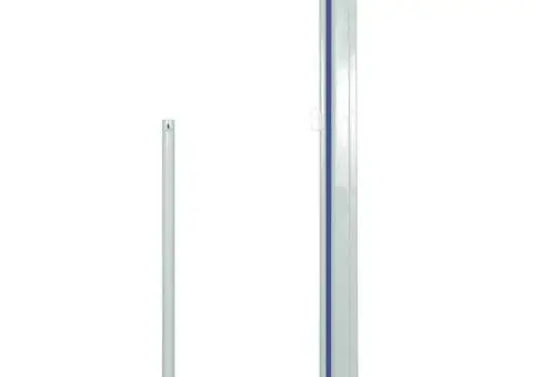 Copertină laterală retractabilă terasă, albastru, 100x500 cm - 4/5