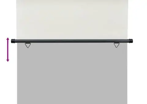 Copertină laterală de balcon, crem, 170x250 cm - 5/5