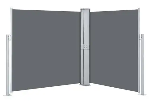 Copertină laterală retractabilă, antracit, 140 x 600 cm - 2/5