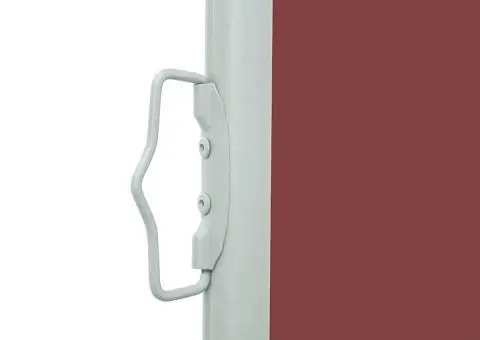 Copertină laterală retractabilă de terasă, maro, 140 x 500 cm - 4/5