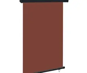 vidaXL Copertină laterală de balcon, maro, 125 x 250 cm