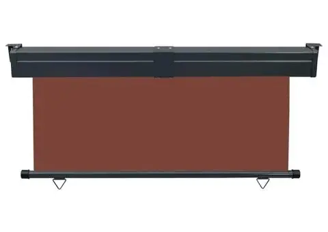 Copertină laterală de balcon, maro, 165 x 250 cm - 4/5