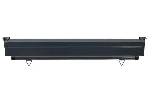 Copertină laterală de balcon, roșu, 125 x 250 cm - 4/5