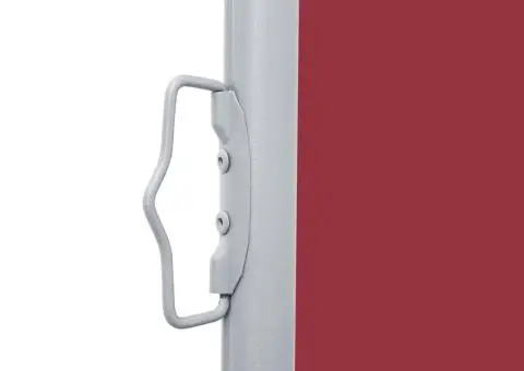 Copertină laterală retractabilă, roșu, 100 x 1000 cm - 5/5