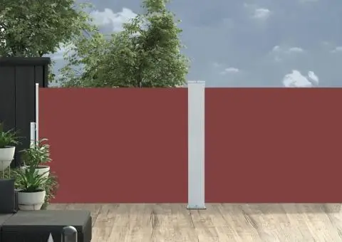 Copertină laterală retractabilă, maro, 100 x 1000 cm - 3/5