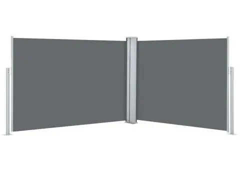 Copertină laterală retractabilă, antracit, 120 x 1000 cm - 2/5