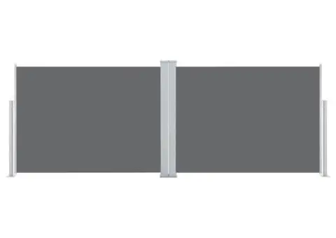 Copertină laterală retractabilă, antracit, 120 x 1000 cm - 3/5