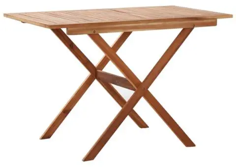 Masă de grădină,110 x 67 x 74 cm, lemn masiv acacia - 1/5