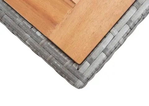 Masă de grădină antracit și maro 123x60x74 cm lemn masiv acacia - 5/5