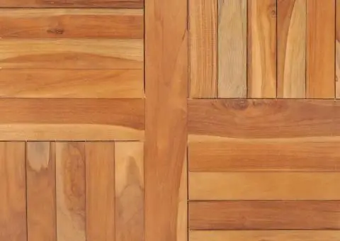 Blat de masă pătrată, 90 x 90 x 2,5 cm, lemn masiv de tec - 5/5