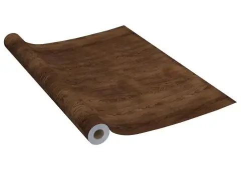 Folie de mobilier autoadezivă, stejar închis, 500 x 90 cm, PVC - 2/5