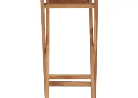 Masă de grădină pliabilă, 60 cm, lemn masiv de tec - 3/5