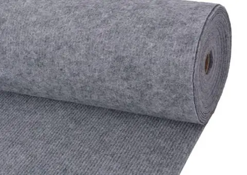 Covor pentru expoziții striat, gri, 1,2x10 m - 1/3