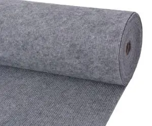 vidaXL Covor pentru expoziții striat, gri, 1,2x10 m